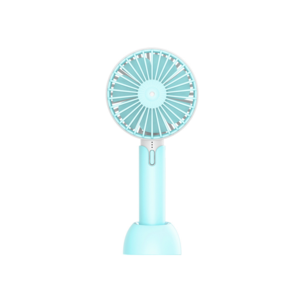 image-USB Mini Silent Desktop Fan - 3-Speed Oscillating Portable Fan