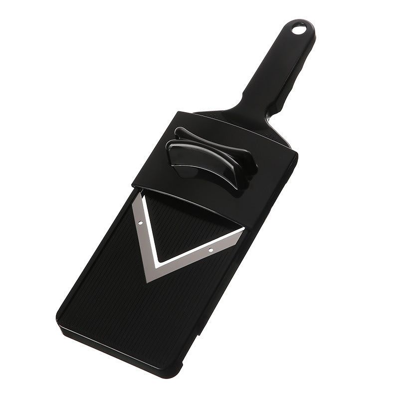 image-Black Hand Guard Chinese Style Dish Grater - ABS Material 