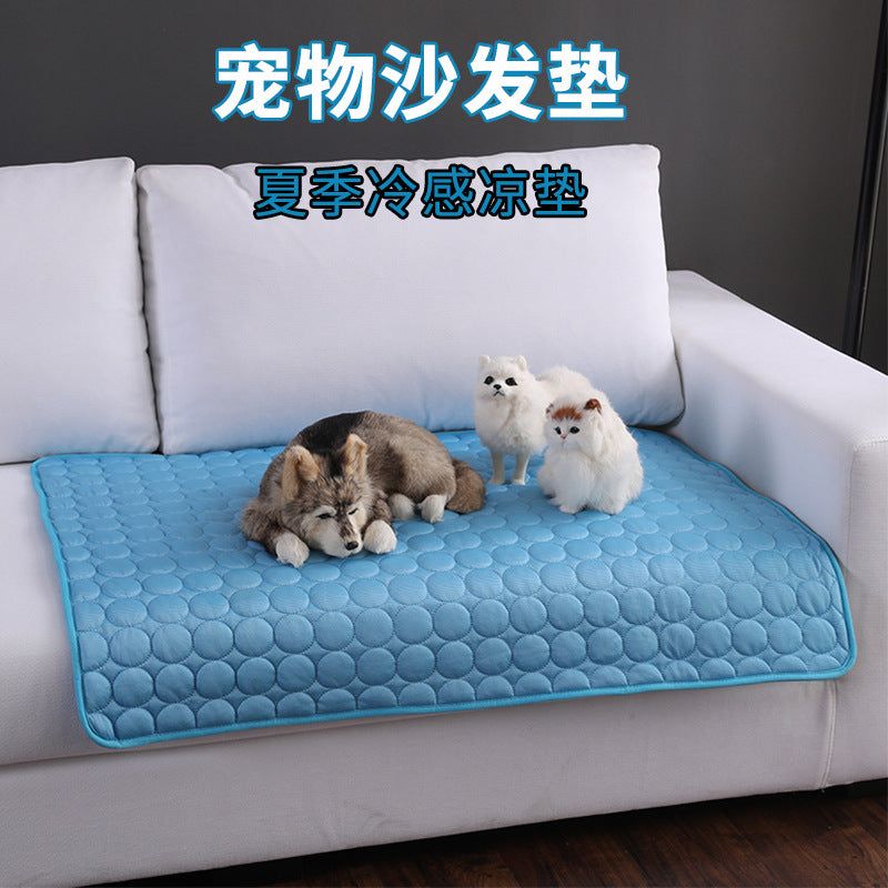 image-Pet Mat Summer Cat Dog Sofa - Cool Ice Silk