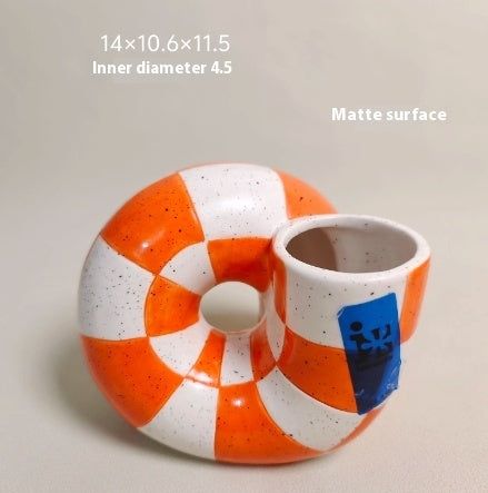 image-Painted Ceramic Coffee Cup - High Temp 301-400ml