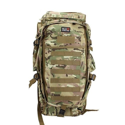 image-Large Mountaineering Camping Backpack - 115cm 60L Expandable