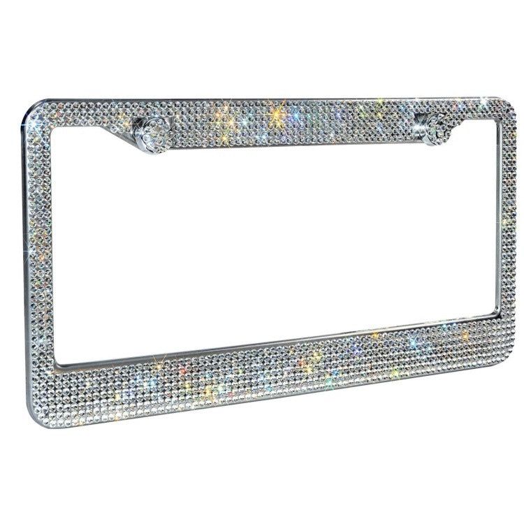 image-Water Diamond License Plate Frame