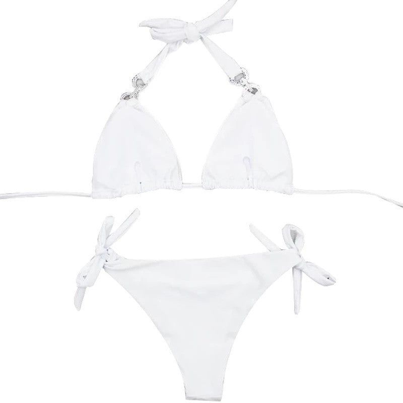 image-Blue Diamond Bikini Swimsuit - XL