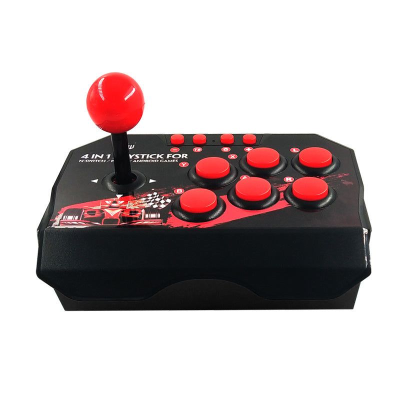 image-Switch 4-in-1 Wired Game Handle Accessories, USB Black