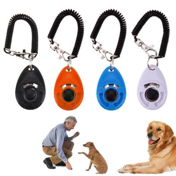 image-Drop-Shaped Training Clicker Toy - Multicolor