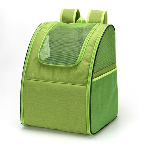 image-Foldable Mesh Pet Backpack Carrier 34x28x42cm 