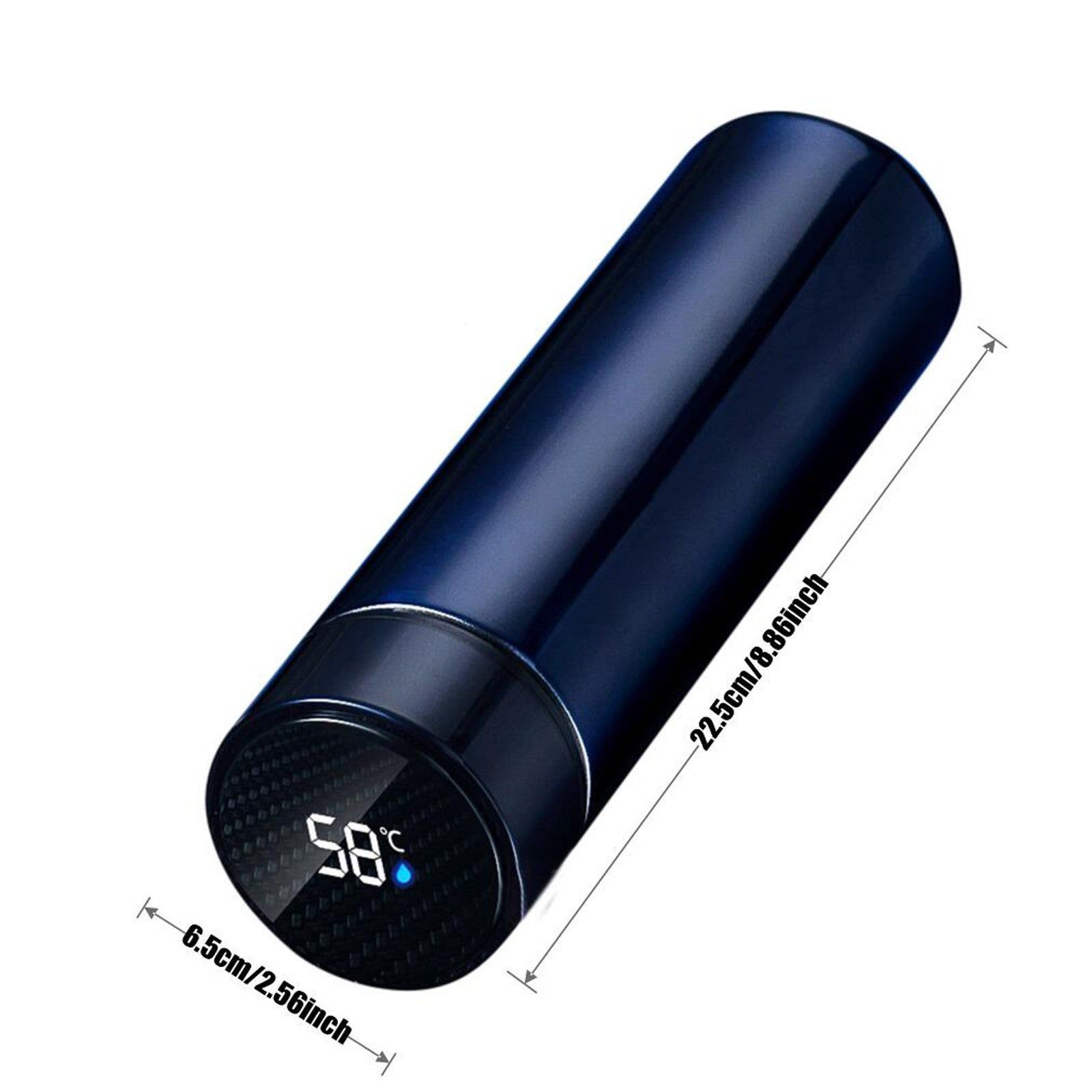 image-Smart Portable Stainless Steel Water Cup - 500ml Insulated 6-12hr