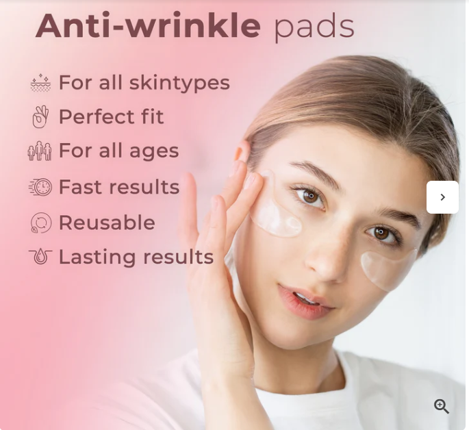image-Silicone Anti-Wrinkle Stickers Set - 16 Piece