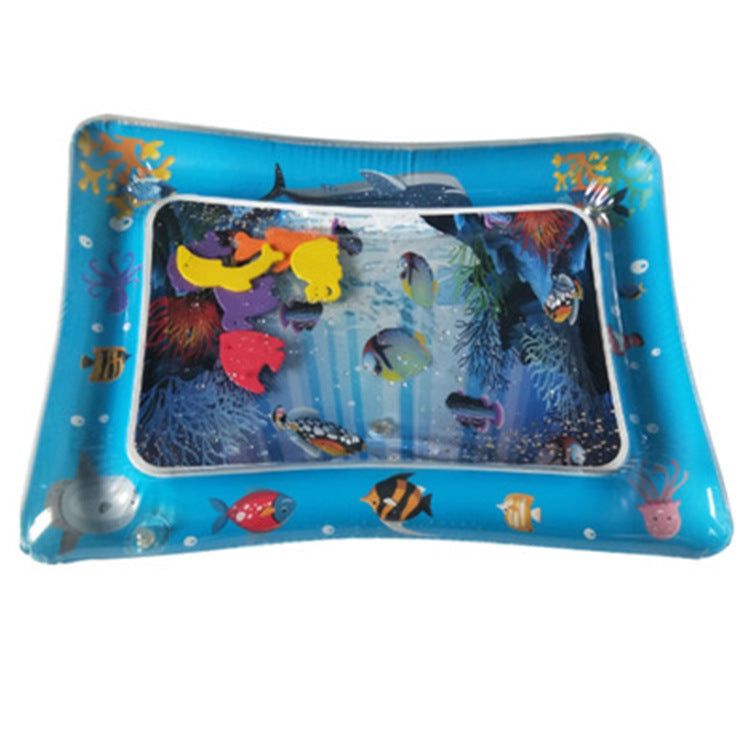 image-Baby Water Cushion Playing Pad - Whale 60*50 PVC