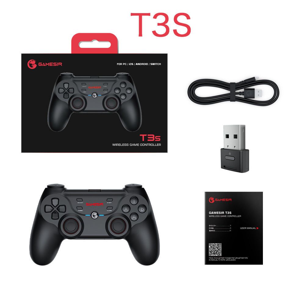 image-Wireless Gamepad Box for PC TV USB, 25 Hours Battery Life, Bluetooth/Wired