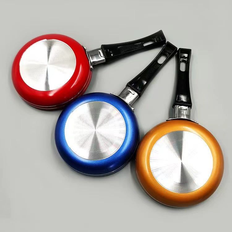 image-Thick Non-stick Aluminum Frying Pan Set - 12cm/14cm/16cm/18cm