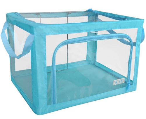 image-Oxford Cloth Clothes Storage Box - 65L 39x29x20cm