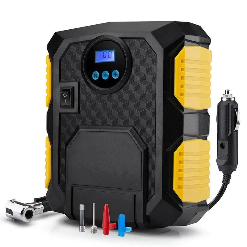 image-Digital Tire Inflator - 12V DC Portable Air Compressor