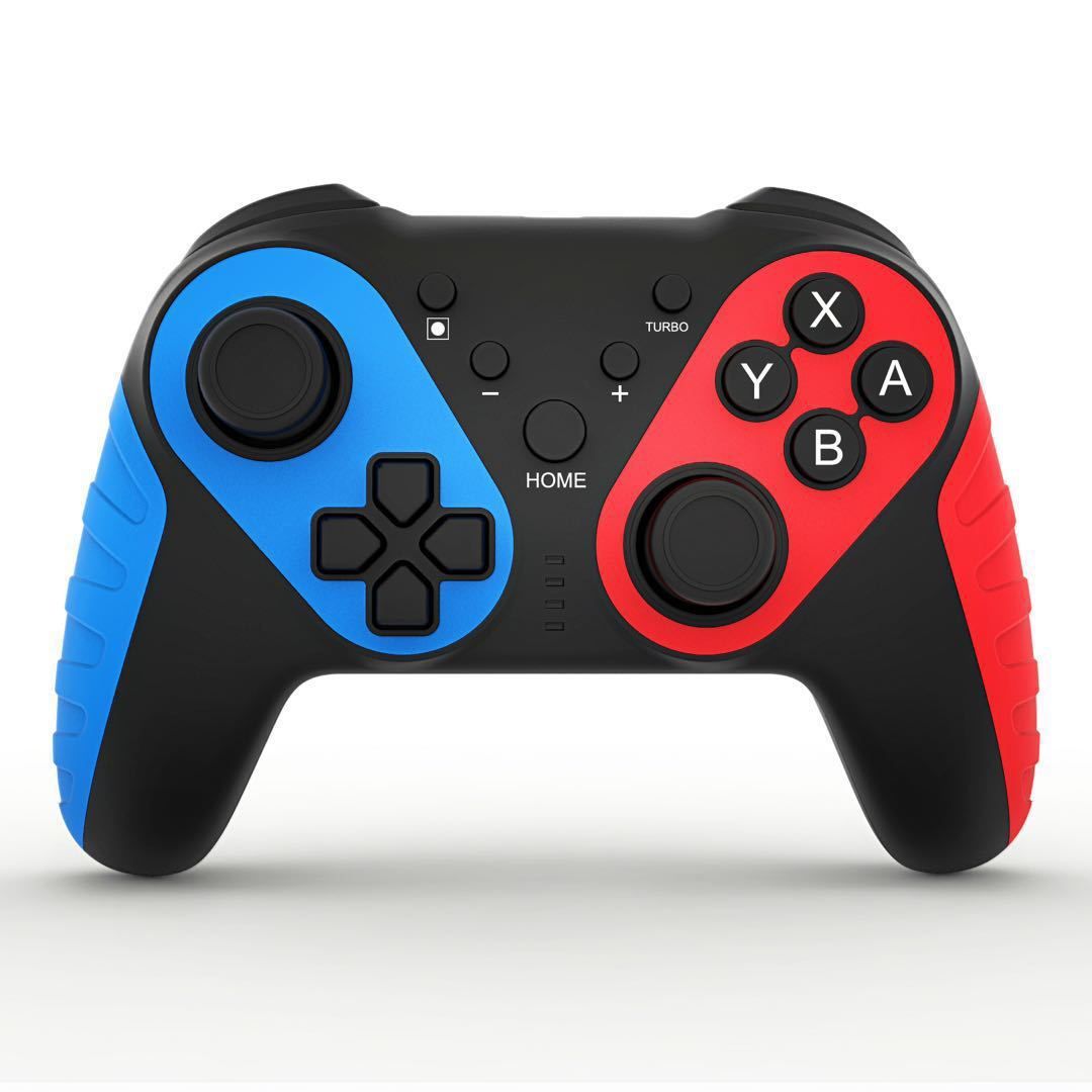 image-Red and Blue Wireless Bluetooth Gamepad STK-7032SN