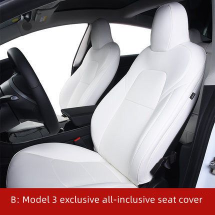 image-Car Seat Cover - Four Seasons Universal - White/Black