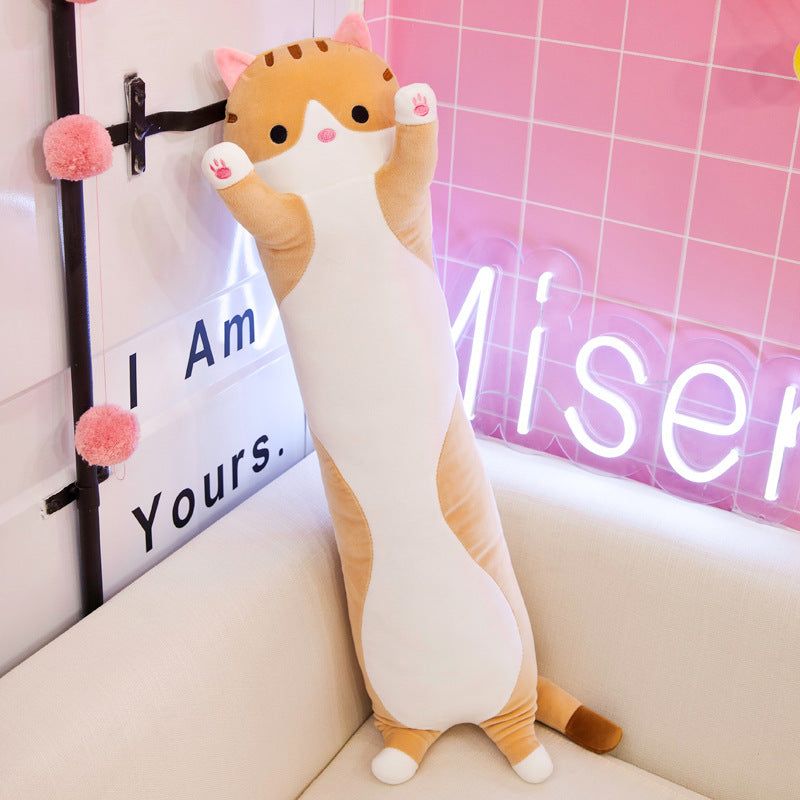 image-Black Cat Plush Pillow Doll 130cm