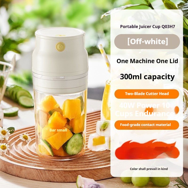 image-Bear Mini Portable Rechargeable Juice Blender - 300ml 