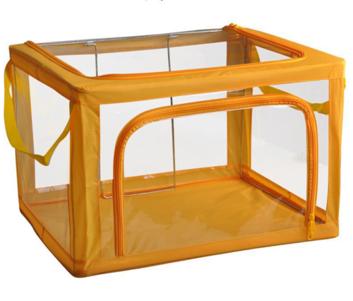 image-Oxford Cloth Clothes Storage Box - 65L 39x29x20cm