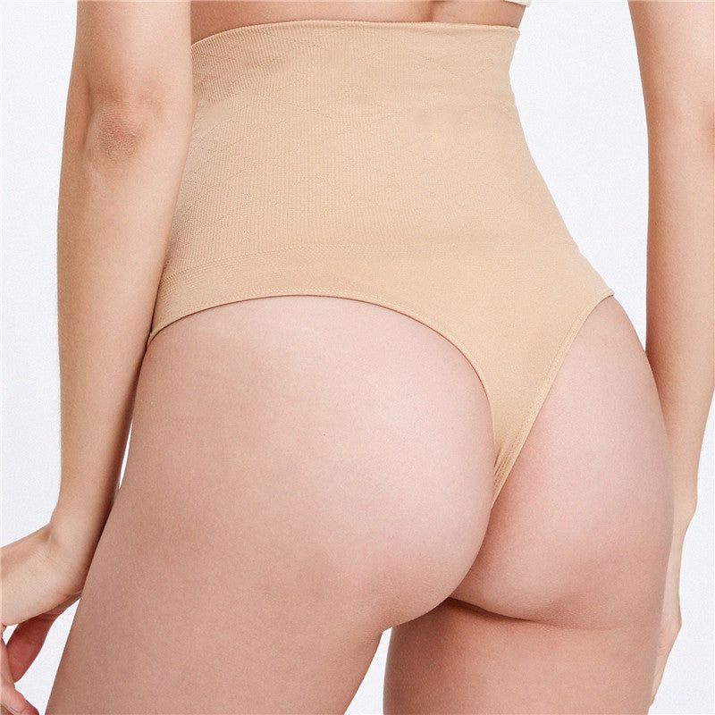 image-Seamless High Waist Control Briefs - Nylon Breathable