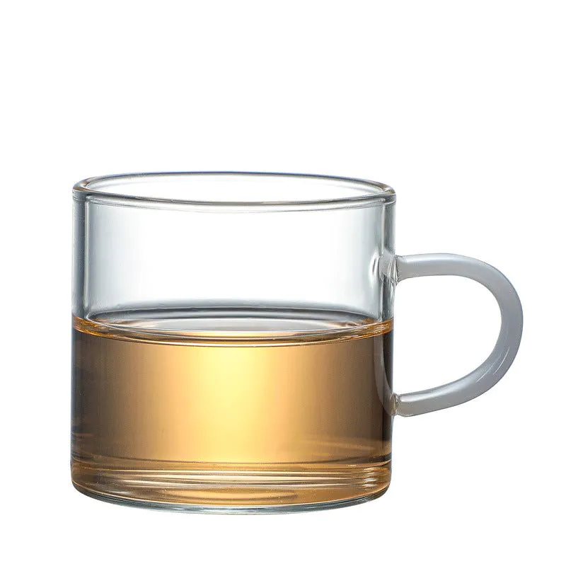 image-Jello Borosilicate Glass Teacup with Handle