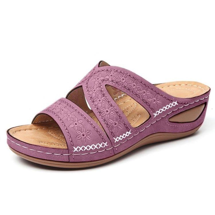 image-Womens Memory Foam House Slippers