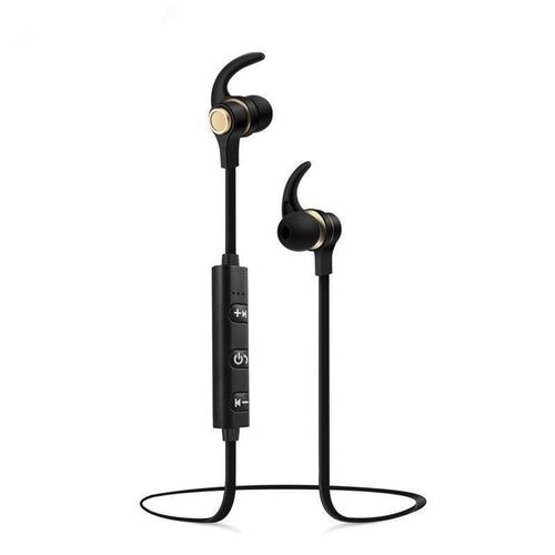 image-Universal Wireless Magnetic Bluetooth Headset - Black/Gunmetal