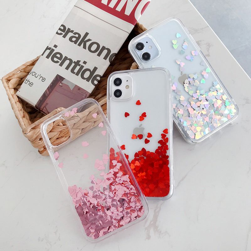 image-iPhone 15 Quicksand Case - All-Inclusive Hard Cover