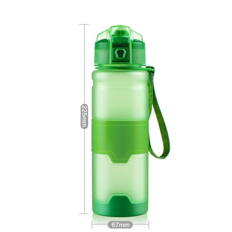 image-Sports Water Bottle - TRITAN Plastic with Elastic Cap