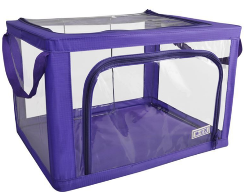 image-Oxford Cloth Clothes Storage Box - 65L 39x29x20cm