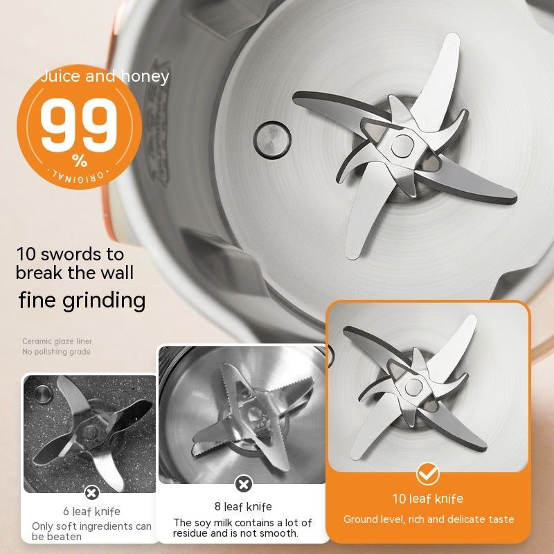 image-Mini Soy Milk Maker & Cytoderm Breaking Machine - 1.5L 800W