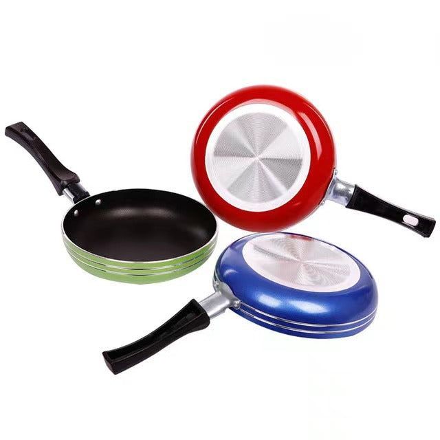 image-Thick Non-stick Aluminum Frying Pan Set - 12cm/14cm/16cm/18cm