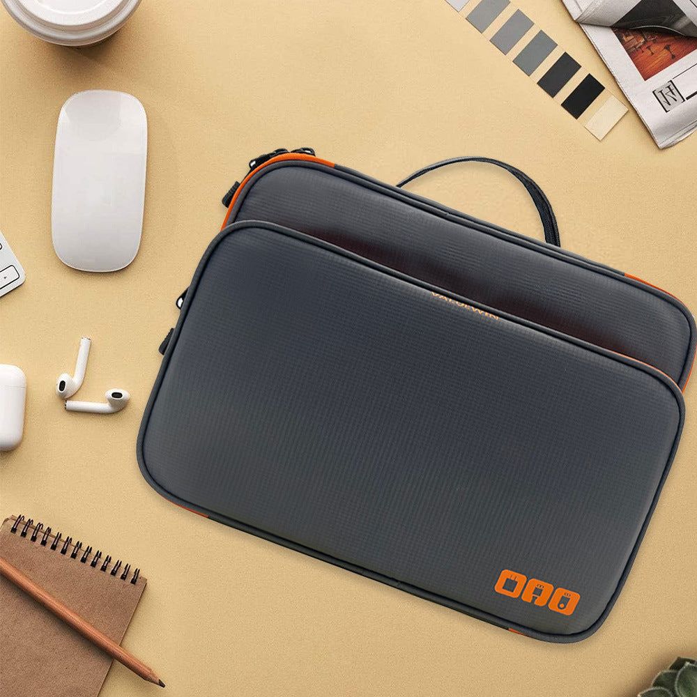 image-Three-Layer Travel Storage Bag - Waterproof Polyester Organizer