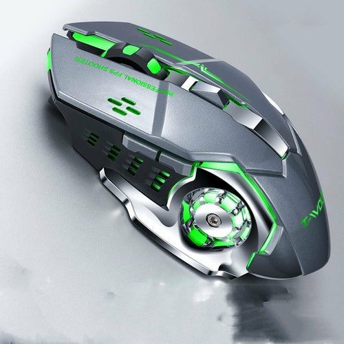 image-Wireless 2.4G USB Optical Gaming Mouse - 2400 DPI Rechargeable