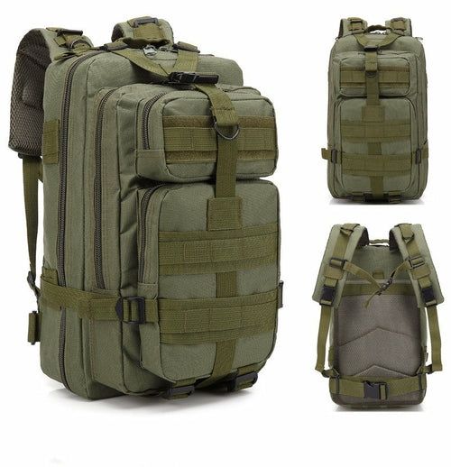 image-Multifunctional Hiking Backpack - 20-35L Water-Resistant 600D Oxford