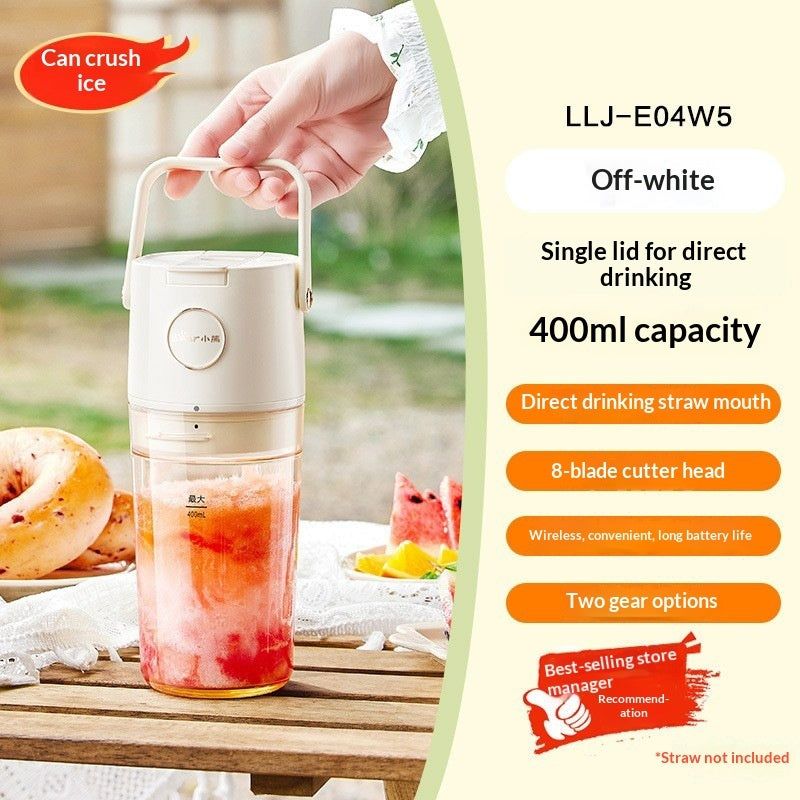 image-Bear Mini Portable Rechargeable Juice Blender - 300ml 