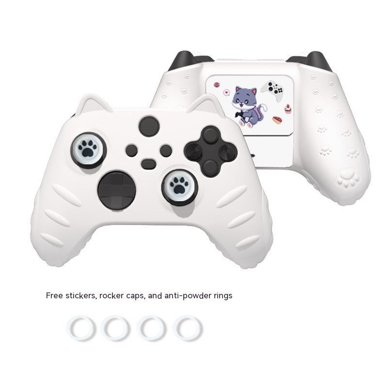 image-Cute Cat Ears Silicone Sleeve for Xbox Series Handle Protection