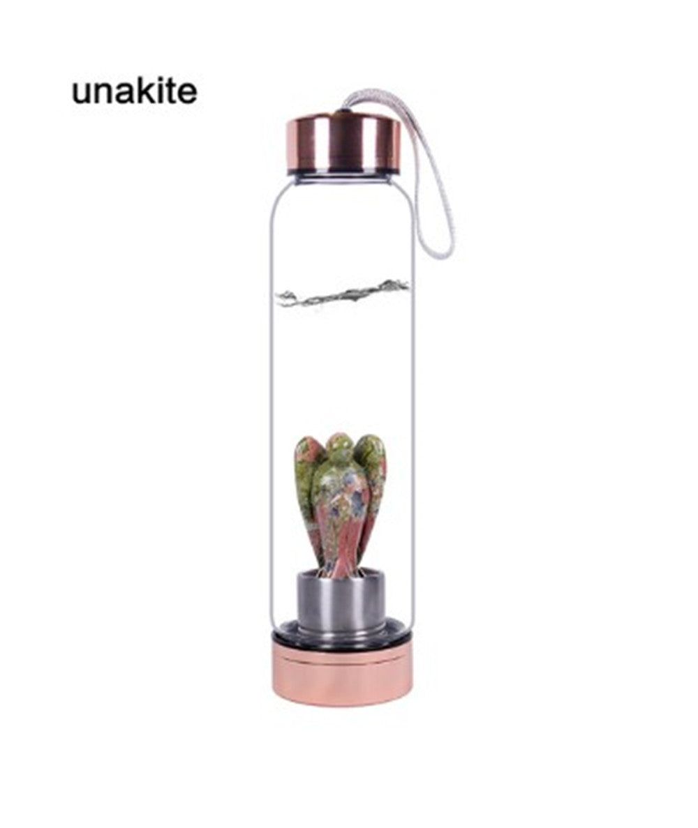image-Household Natural Crystal Water Cup - 260mm Length 