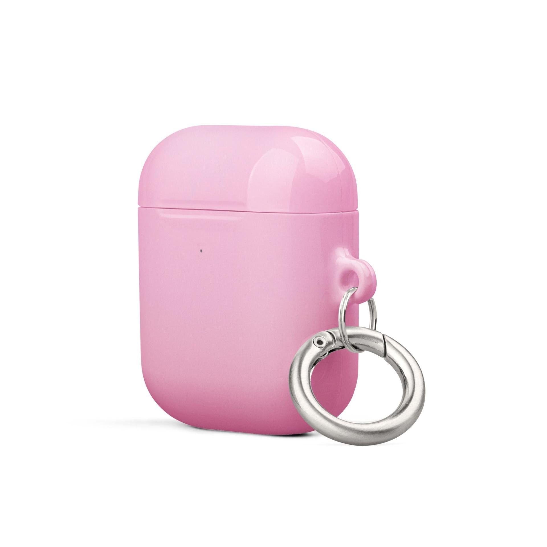 image-Pink AirPods Case with Carabiner - Premium Protection