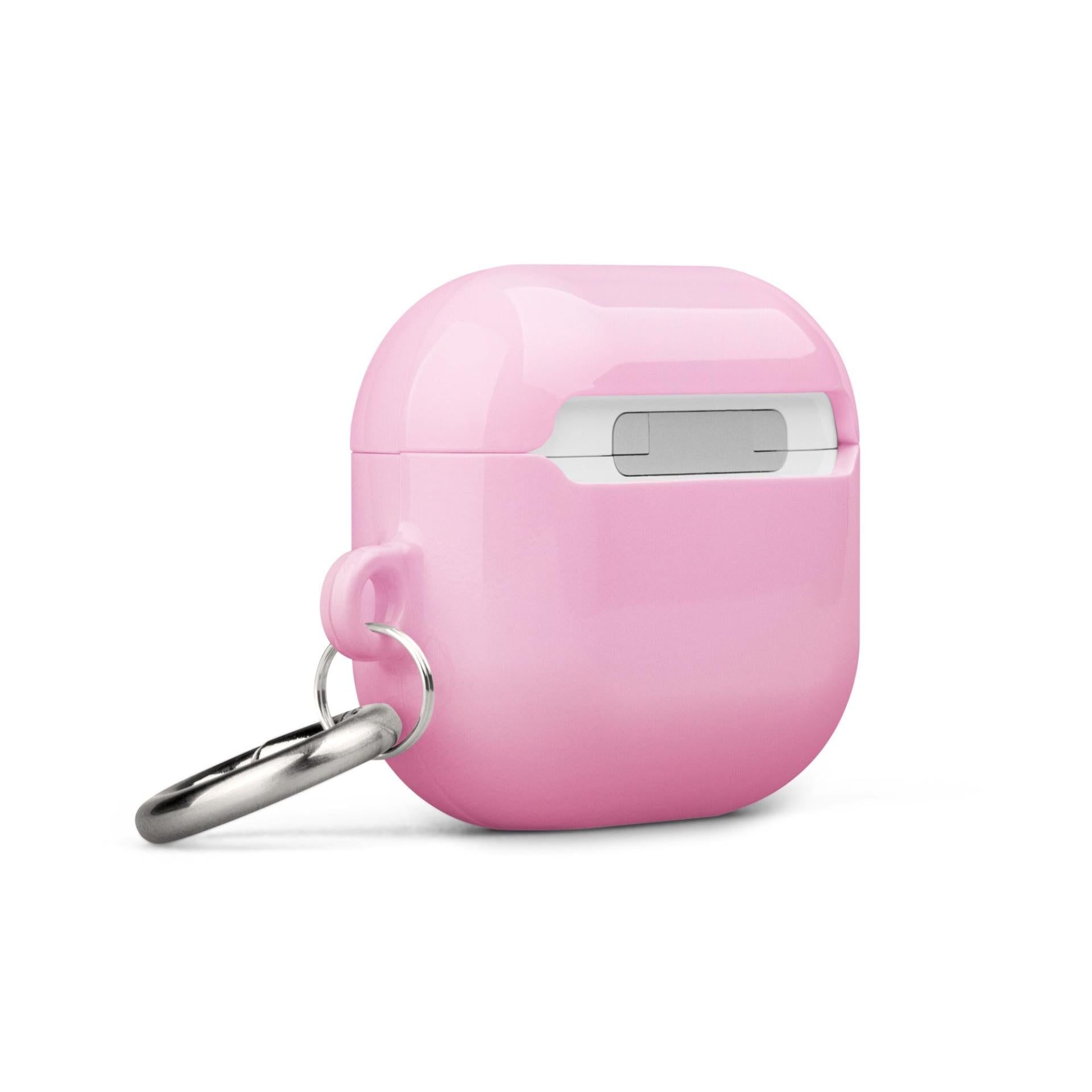 image-Pink AirPods Case with Carabiner - Premium Protection