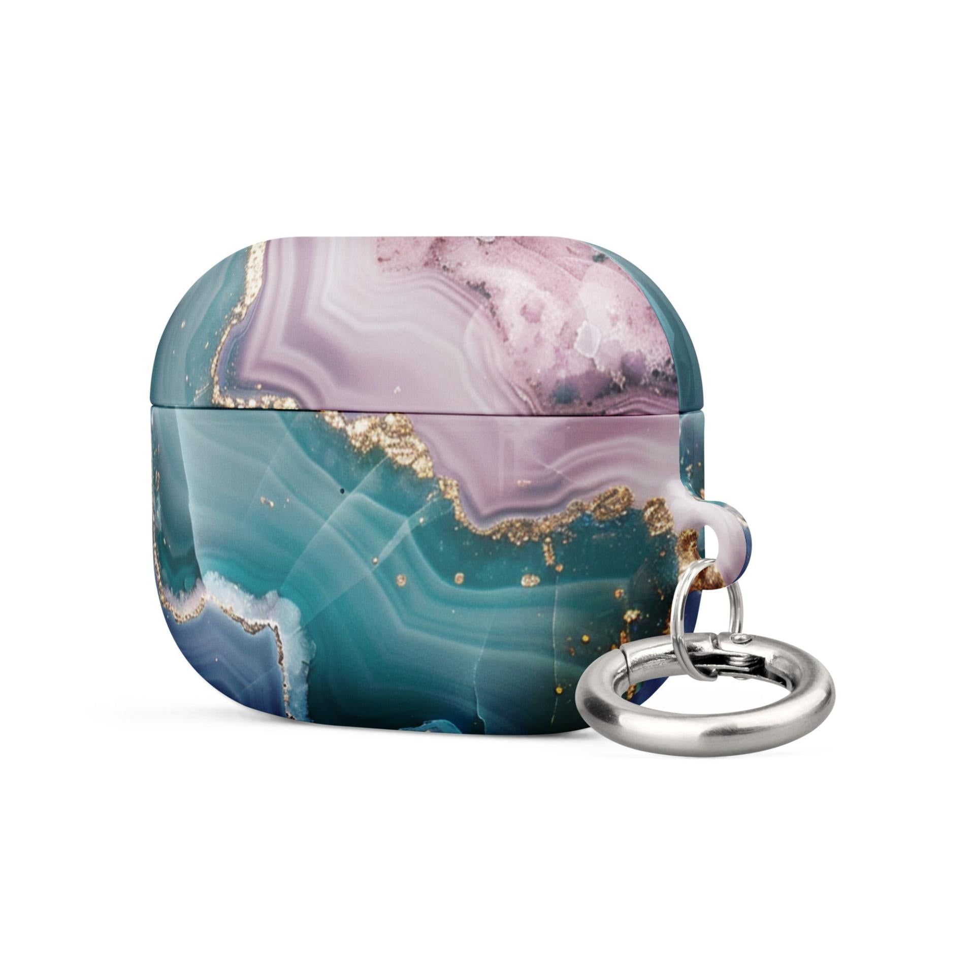 image-AirPods Gold Foil Case with Carabiner - Premium Protection