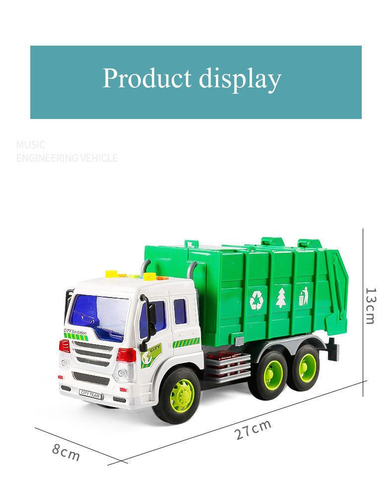 image-Alloy Dump Truck Toy - Electric Battery Operated