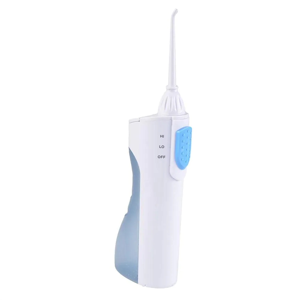 image-Water Power Flosser Teeth Cleaning Tool - White/Blue