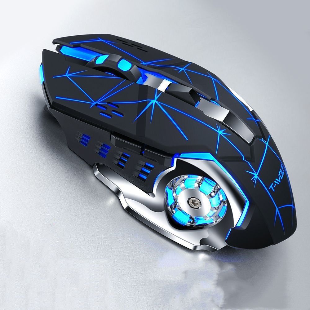 image-Wireless 2.4G USB Optical Gaming Mouse - 2400 DPI Rechargeable
