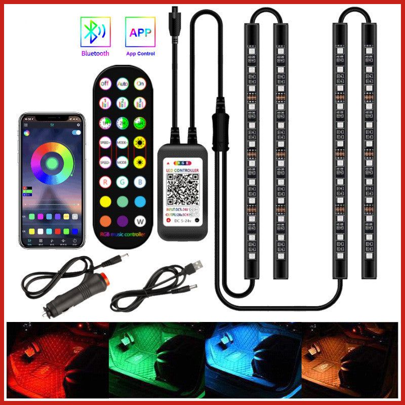 image-LED Car Interior Atmosphere Light Kit - Waterproof