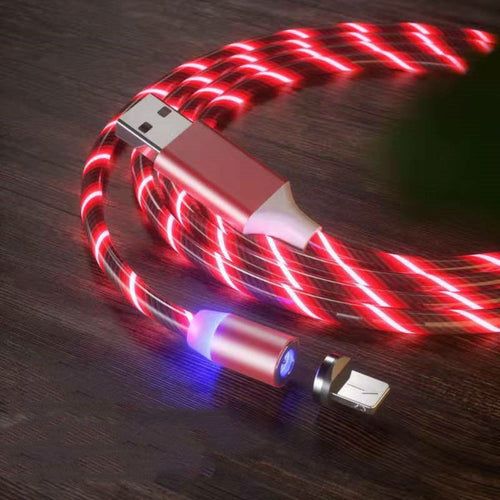 image-Magnetic Fast Charging Cable Nylon Braided Micro USB Type-C