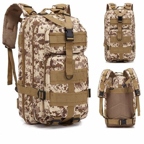 image-Multifunctional Hiking Backpack - 20-35L Water-Resistant 600D Oxford