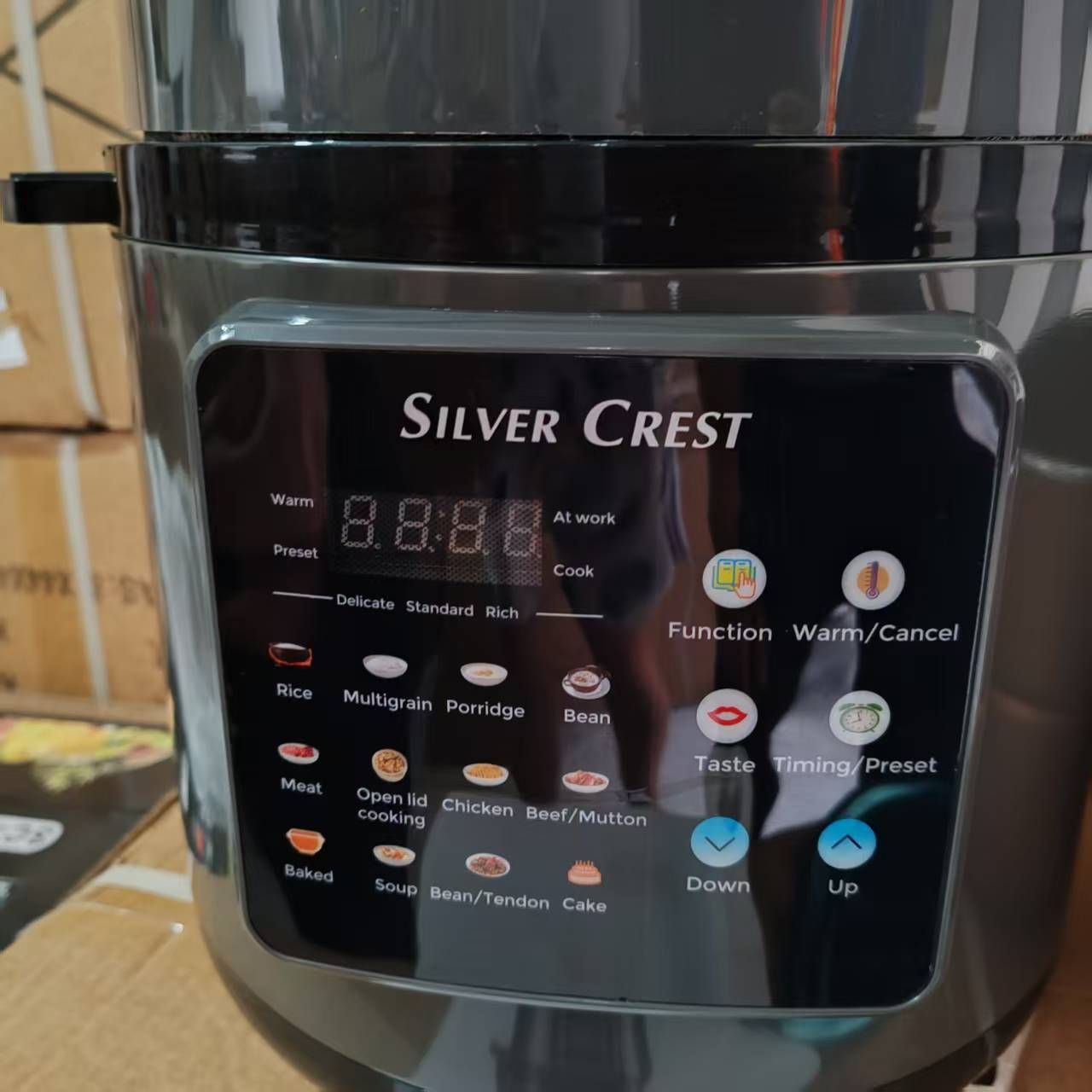 image-6L Automatic Electric Pressure Cooker - 1000W Touch Control