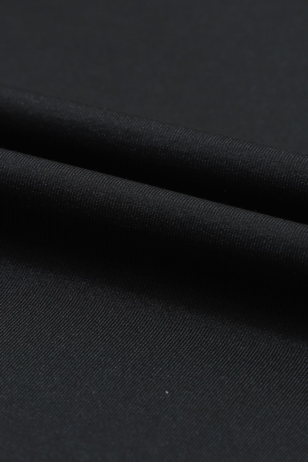 image-Black Drawstring Waist Pocketed Joggers
