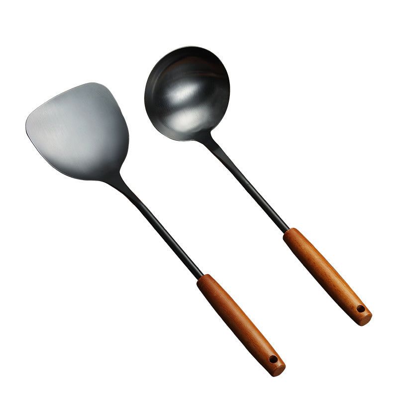image-Stainless Steel Spatula Household Kitchenware - Modern Simple Design
