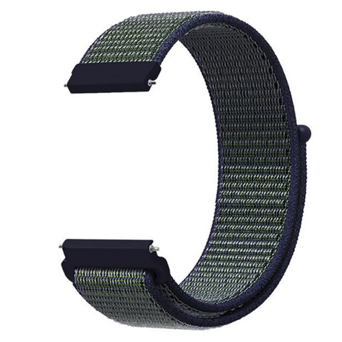image-Woven Nylon Sport Loop Watch Band with Quick Release Strap
